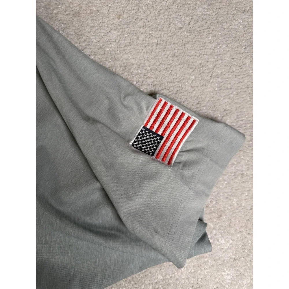 Footjoy Polo Shirt Men XL Gray S/S Stretch Golf Performance Casual Sleeve Logos*